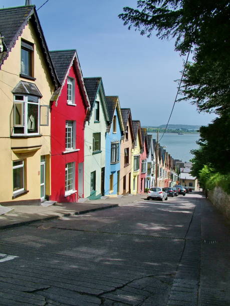 Colourful Houses in Cobh, County Cork, Ireland