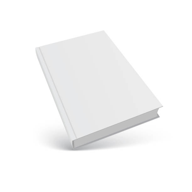 istock Closed book, cover. Mockup for the cover design. High detail. Isolated on white background 980196550