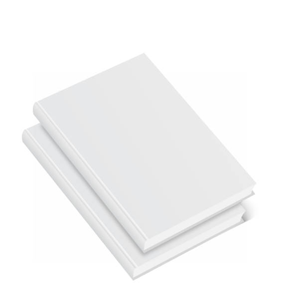 istock Closed book, cover. Mockup for the cover design. High detail. Isolated on white background 980197368