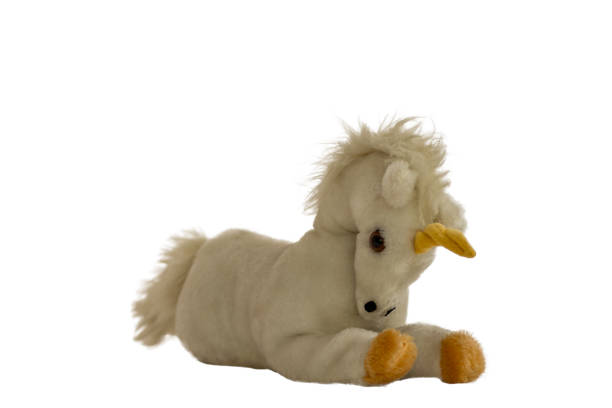 istock Unicorn horse doll . isolated on white background. 980200188
