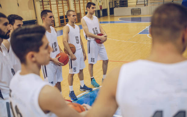 istock Basketball players on practice 980204336