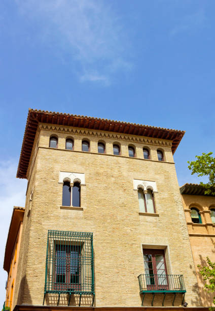 istock Typical example of a Spanish house in Zaragoza, Spain 980220298