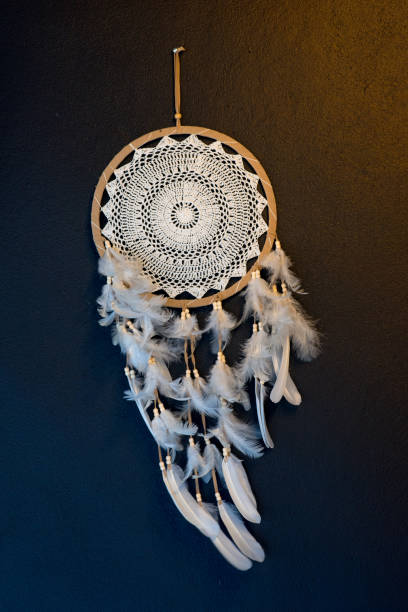 White Dream Catcher  on the wall
