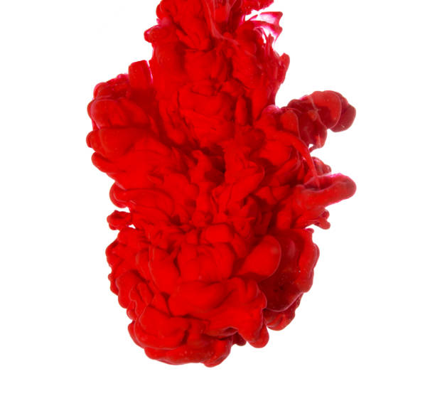 istock red ink splash in water isolated on white background 980233542