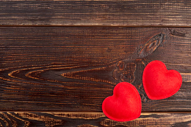 istock Valentines Day background with hearts in corner. 980236522