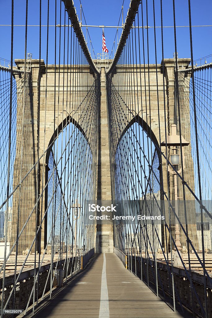 Pont de Brooklyn, à New York - Photo de Abstrait libre de droits