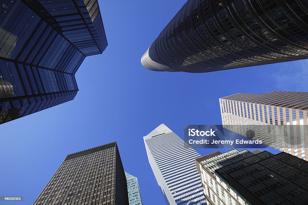 NYC Skyscrapers  Architecture Stock Photo