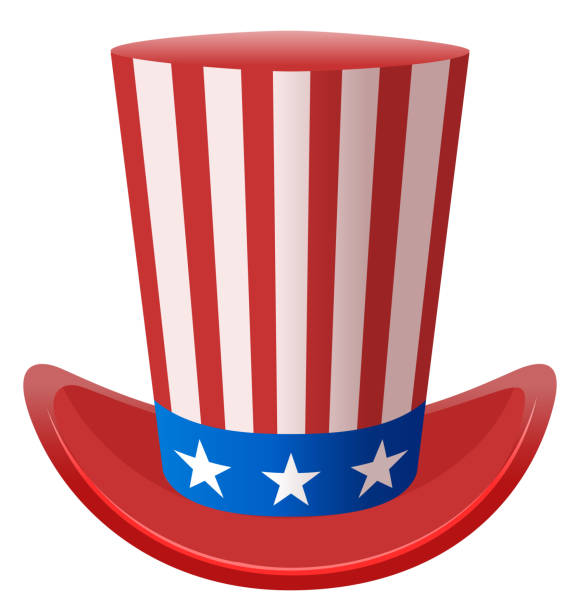 istock Star striped Uncle Sam hat symbol united states of america 980252184