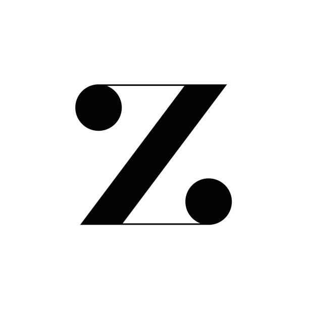Letter Z print Letter Z print. Poster design letter z stock illustrations