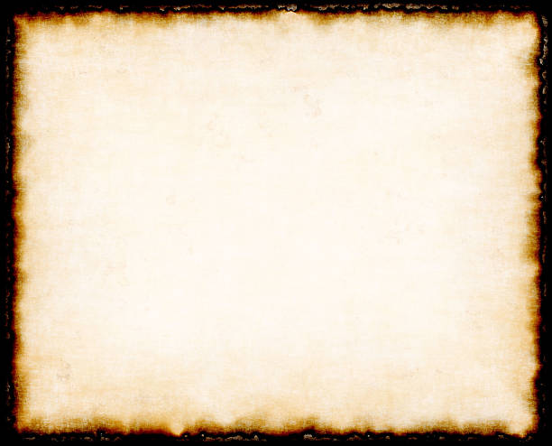 istock Ancient paper background with charred edges 98025731