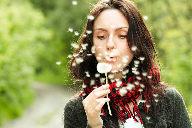 istock Girl with dandelion 98026751