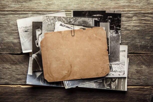 Vintage blank photo