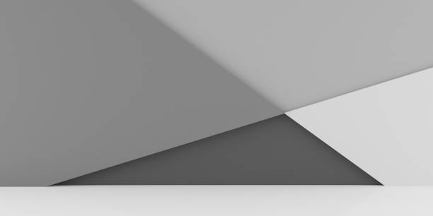 istock Abstract monotone colored texture minimalism background. Closeup of geometric shape. 3D rendering 980275242