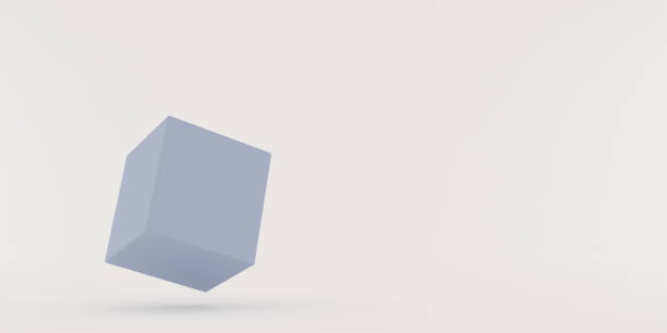 istock Closeup of clean light blue box on white background,3d rendering 980275282