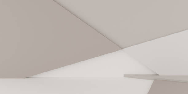 istock Abstract surface texture minimalism background. Closeup of geometric shape. 3D rendering 980275410