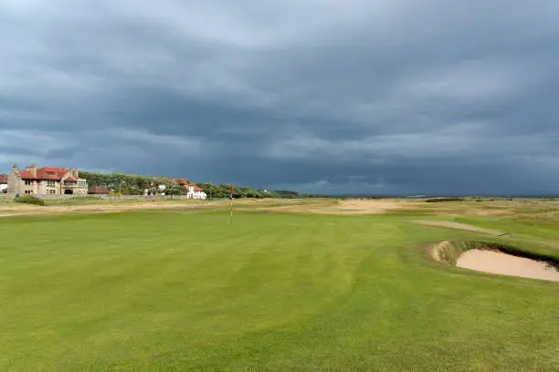 16th green of Royal Troon Golfclub, Troon, United Kingdom