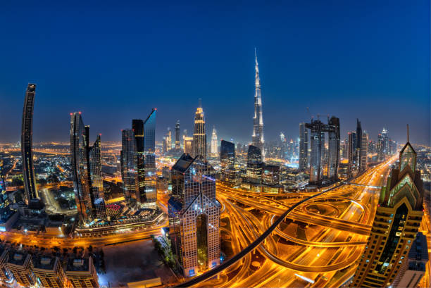 istock Dubai skyline during sunrise, United Arab Emirates 980303176