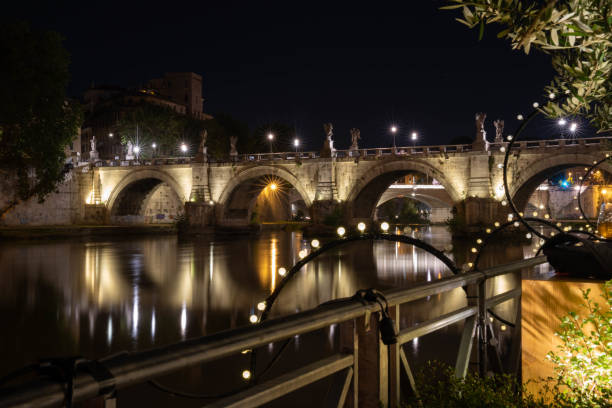 istock S.Angelo bridge and castle, Rome, Italy 980308032