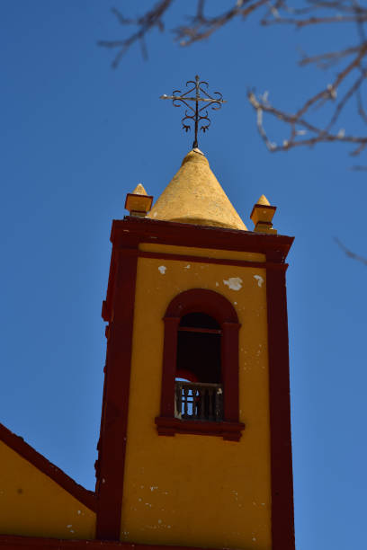 istock yellow church in Baja, Mexico 980316518