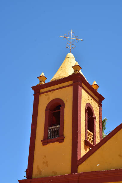 istock yellow church in Baja, Mexico 980316728