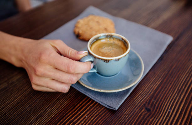 istock Cup of coffee and cookies. 980317378