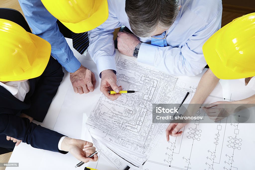 Cooperation  Building Contractor Stock Photo