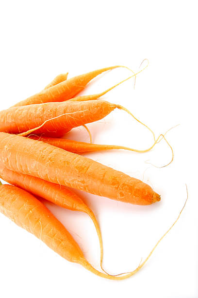 marchew - carrot isolated bunch baby carrot zdjęcia i obrazy z banku zdjęć