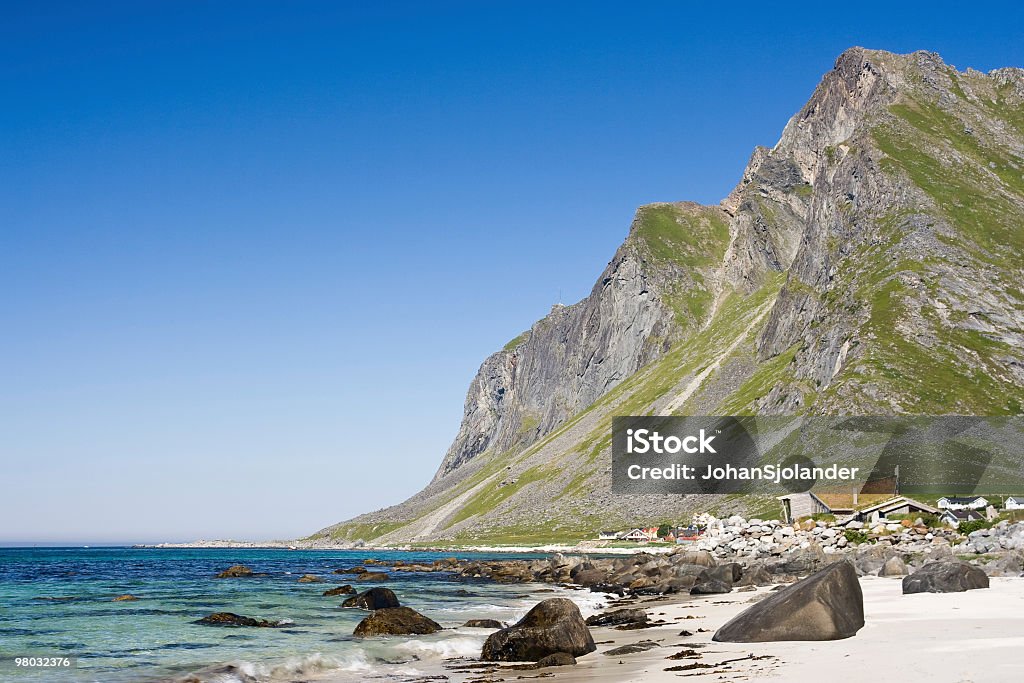 Пляж в Lofoten - Стоковые фото Без людей роялти-фри