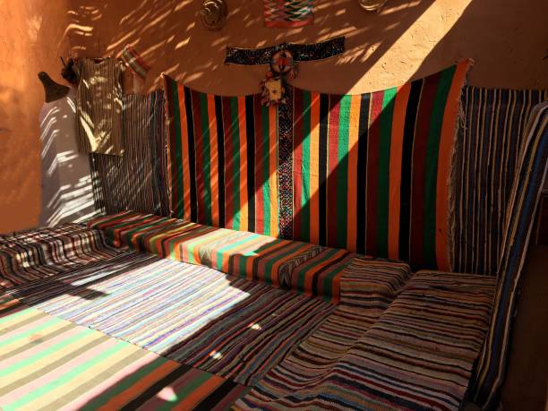 istock Handmade rugs in the old Ksar 980336106