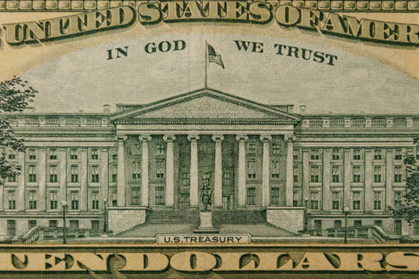 istock Macro shot of ten dollars banknote 980337916
