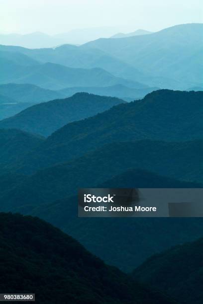 Layers Of Blue Ridge Mountains Stock Photo - Download Image Now - Mountain, North Carolina - US State, Appalachia