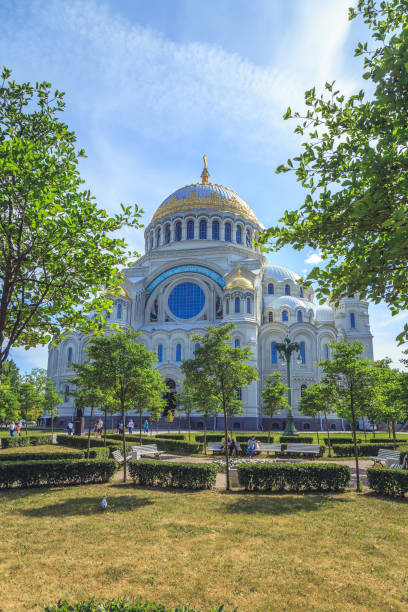istock Naval St. Nicholas Cathedral in Kronstadt 980392548