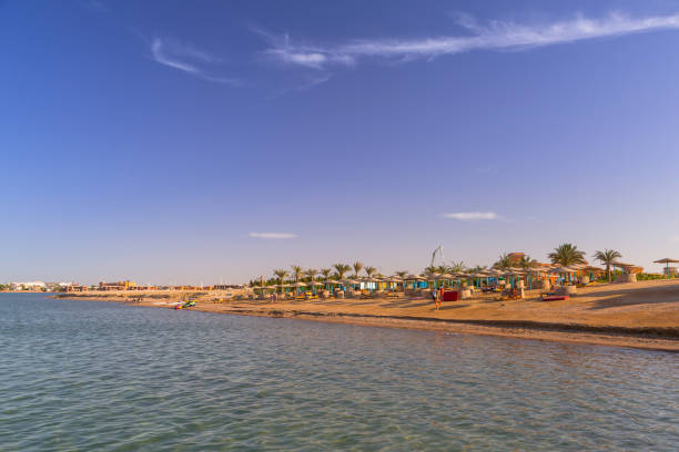istock Parasols on the beach of Red Sea in Hurghada 980395708
