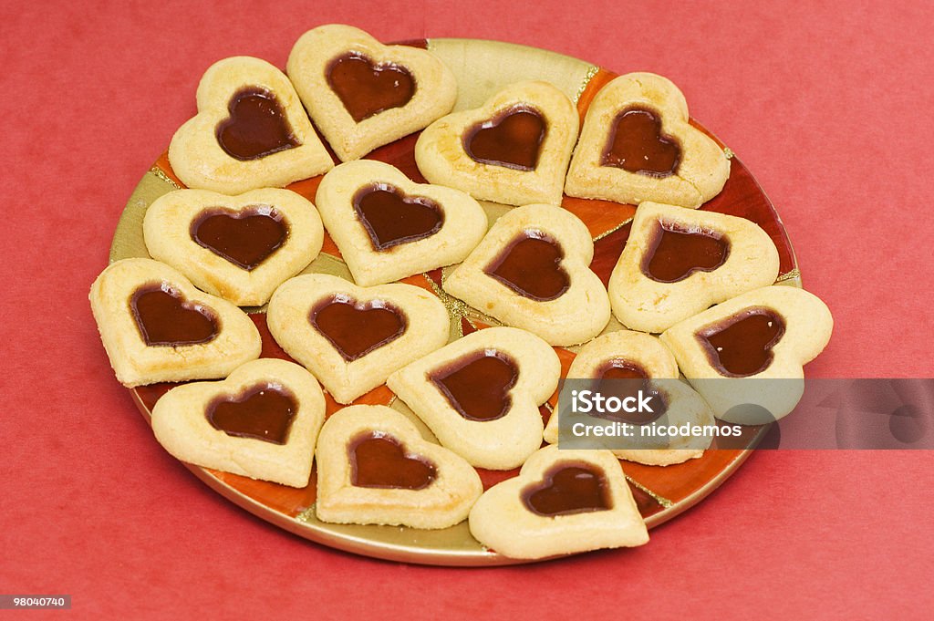 Cookies de Dia dos Namorados - Foto de stock de Biscoito royalty-free