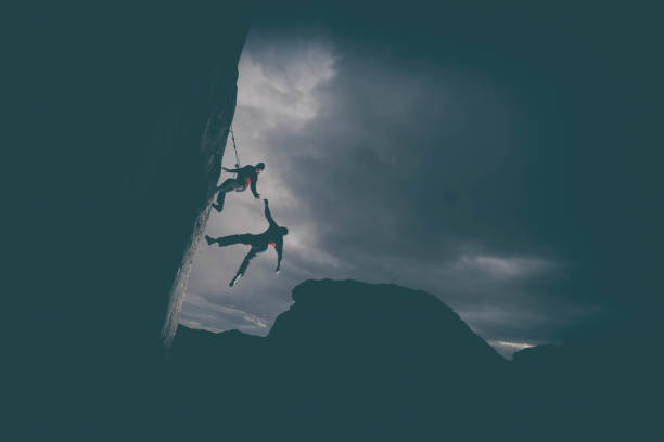 istock Noooooo, friend reaches for falling partner 980431932