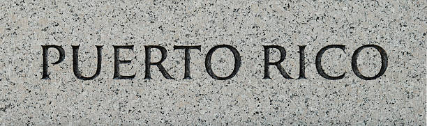 istock Puerto Rico inscribed in marble 98043511