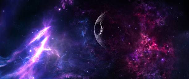 istock Planets and galaxies, science fiction wallpaper 980440546