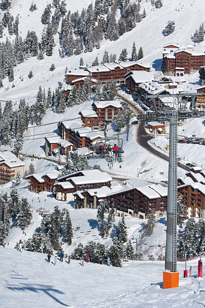 istock View on the alpine ski resort 98044325