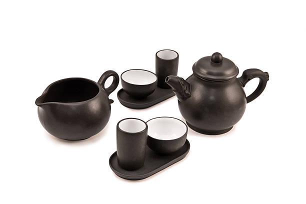 istock Teapot and cups for tea ceremony 98044829