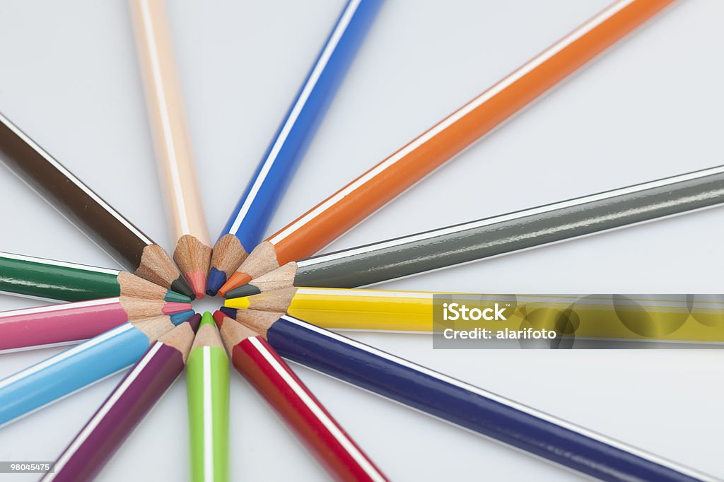 Color pens  Abstract Stock Photo