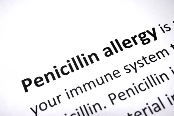 аллергия на пенициллин - penicillin стоковые фото и изображения