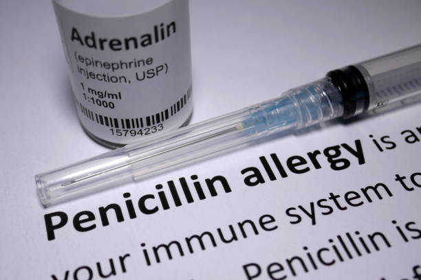 пенициллин аллергия анафилактический шок - penicillin стоковые фото и изображения