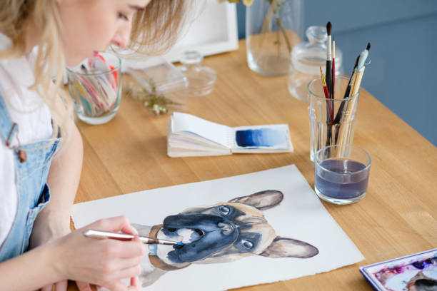 istock leisure art talent expression girl drawing picture 980546124