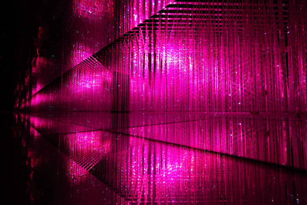istock Space full of pink lights 980590350
