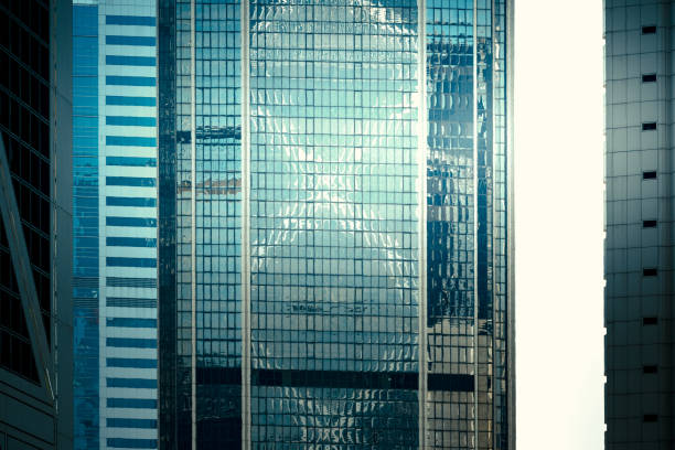 istock Modern office building detail, glass surface 980592824