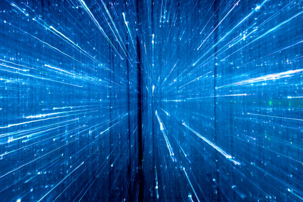istock Motion of light in black background 980593130