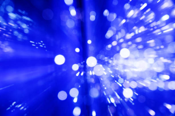 The background of light in motion.