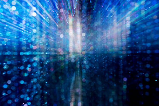 The background of light in motion.