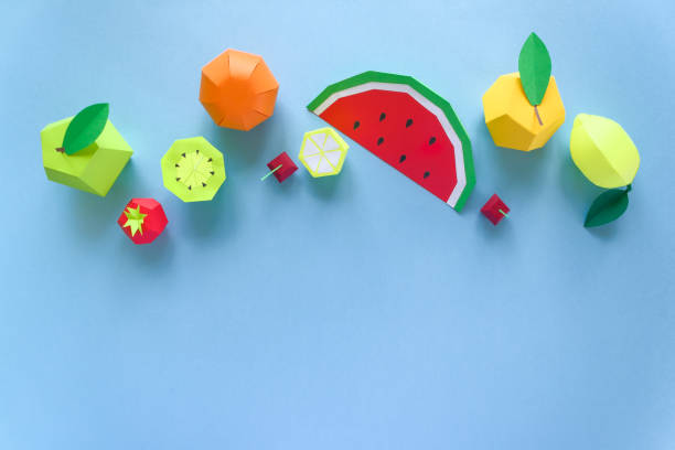 istock exotic fruits made of paper 980603268
