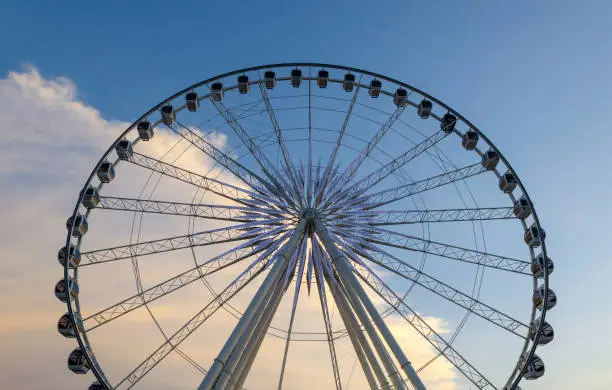Photo of Ferris wheel Sunset.